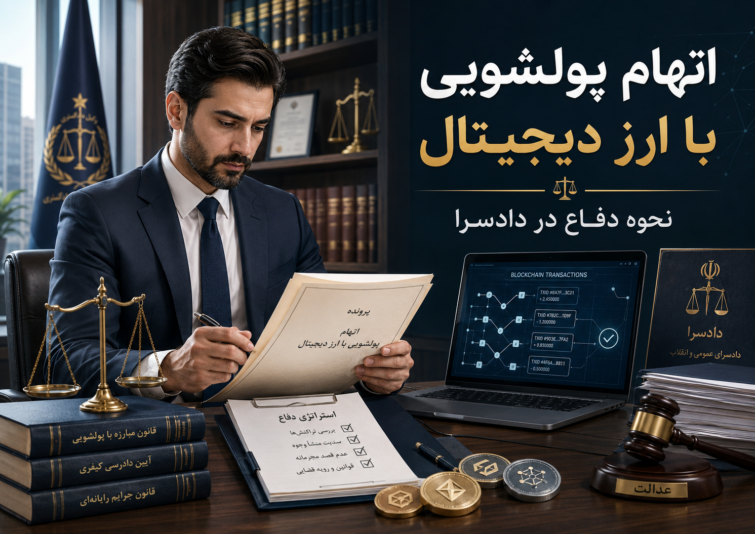 اتهام پولشویی با ارز دیجیتال و نحوه دفاع در دادسرا