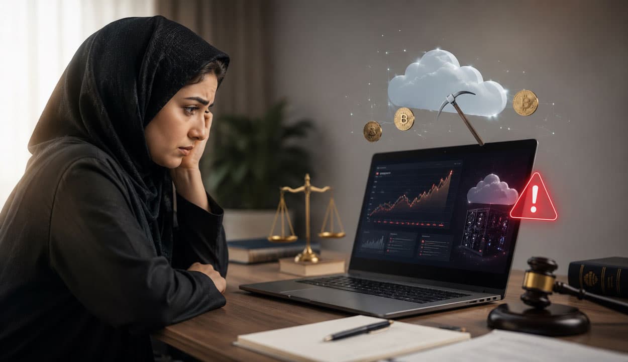شکایت از سایت‌ استخراج ابری ارز دیجیتال