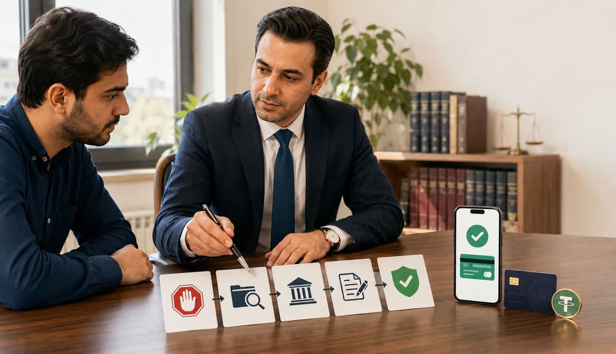 علت مسدود شدن حساب بانکی بعد از فروش تتر