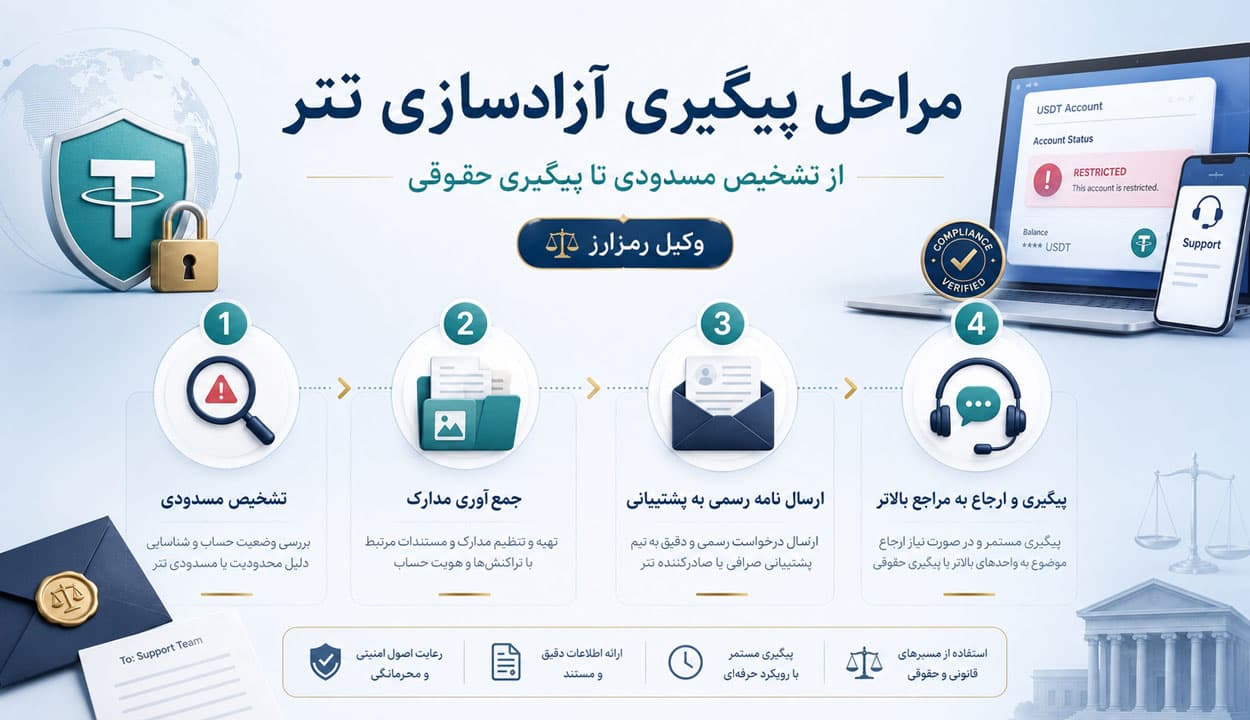نامه‌ نگاری به پشتیبانی صرافی‌ ارز دیجیتال